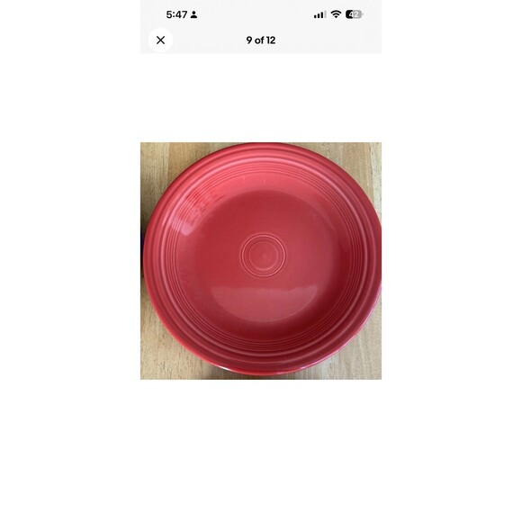 Fiestaware Dinner Plates 10 1/2" Fiesta Homer Laughlin HLC Multi Colors Set Of 6 - Picture 9 of 12